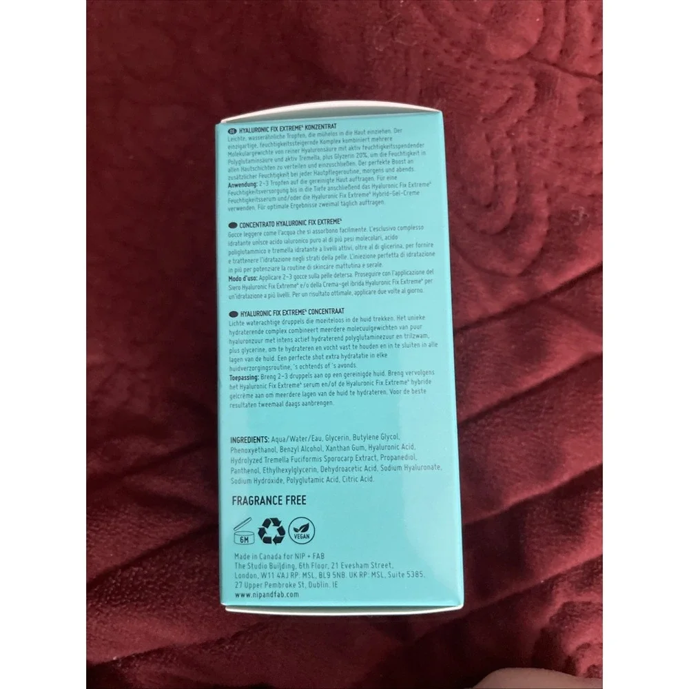 Nip‎ + Fab Hydrate Hyaluronic Fix Extreme Concentrate 1.01oz